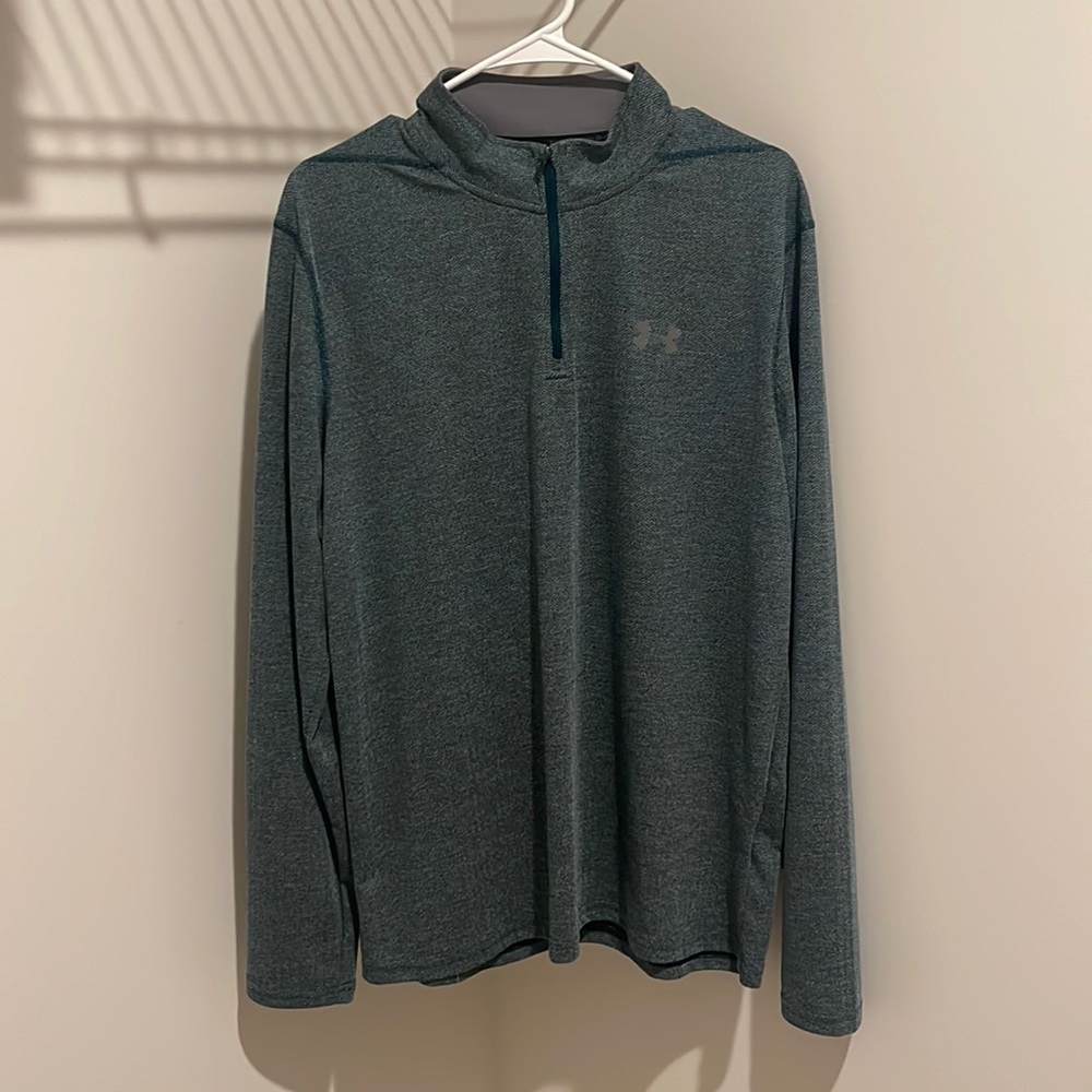Under Armour Heat Gear 1/4 Zip Performance Jacket Men Size Large